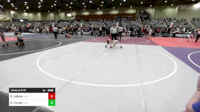 37 lbs Consi Of 8 #1 - Kyler Lebow, Truckee WC vs Raxtin Turner, Stallions WC