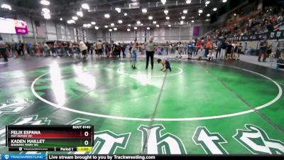 63 lbs Cons. Round 3 - Felix Espana, Mat Demon WC vs Kaden Maillet, Bonners Ferry WC