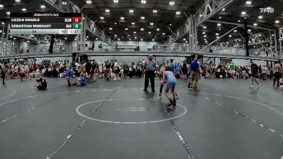 84 lbs Round 1 (8 Team) - Sebastian Rinehart, Mavericks vs Licoln Knable, Revival Awakening