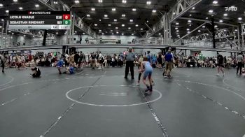 84 lbs Round 1 (8 Team) - Sebastian Rinehart, Mavericks vs Licoln Knable, Revival Awakening