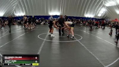 120 lbs Round 5 (8 Team) - Wyatt Ours, Westshore vs Dillinger Collins, Noke RTC