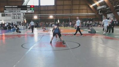 120 lbs Consi Of 16 #2 - Messiah Grant, Hammer Wrestling Club vs Mason Douglass, Warhorse