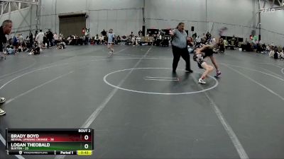 76 lbs Round 1 (4 Team) - Logan Theobald, Buxton vs Brady Boyd, Revival Uprising Orange