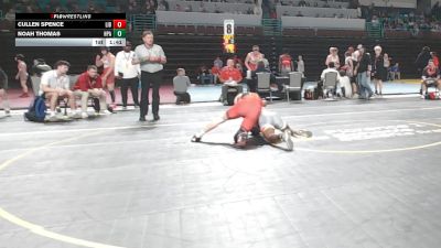 157 lbs Semifinal - Cullen Spence, Liberty vs Noah Thomas, High Point