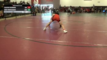 125 lbs Semis & 3rd Wb (16 Team) - Kalvin Robbins, Sierra College vs Ken Fernandez, Sac City