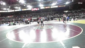 190 lbs Champ. Round 3 - Jeramiah Palmer, Sandpoint vs Ares Swain, Newport