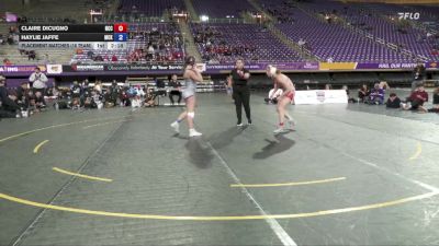 138 lbs Placement Matches (16 Team) - Claire Dicugno, North Central College vs Haylie Jaffe, McKendree University