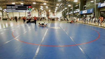 119 lbs 5th Place - Brody Shaffer, NY vs Romen Cruz, AZ