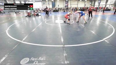 120 lbs Consi Of 16 #2 - Hunter Elliott, VA vs Kenna Gioffre, CT