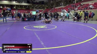 132 lbs Semifinal - Daxton Kline, AR vs Caeleb Hutchinson, KS