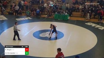 Semifinal - Kaya Bogle, Hingham vs Matt Parmenter, Pembroke