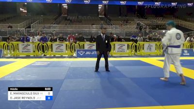 ENZO MARASCIULO SILVA vs DOLAN JASE REYNOLDS 2022 Pan Jiu Jitsu IBJJF Championship