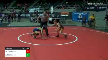 52 lbs Quarterfinal - Mason Turner, Thoroughbred vs Leonidas Murillo, Vougars Honors