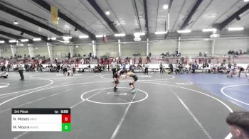 109 lbs 3rd Place - Nataly Moses, Badlands WC vs Malina Moore, Marana WC