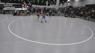 84 lbs Cons. Rd Of 16 - Logan Oakes, Sebolt Wrestling Academy vs Pierson Wolff, Powerhouse Wrestling Club
