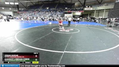 120+ 1st Place Match - Kaidence Lobehan Cormier, Team Aggression Wrestling Club vs Josiah Huizar, Victory Wrestling-Central WA