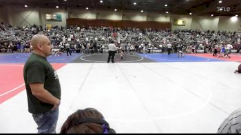 61 lbs Round Of 16 - Izaiah Bricker, Infinite WC vs Colter Glass, Willits Grappling Pack