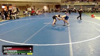 80 lbs Placement (4 Team) - Eli Denny, BHVPP vs Jade Wegscheid, NYM (New York Mills)