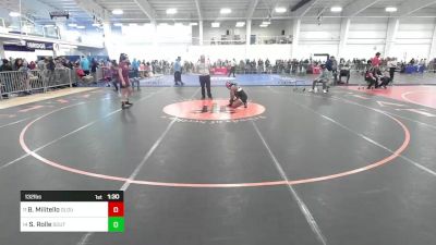 132 lbs Quarterfinal - Bailee Militello, Gloucester vs Shyan Rolle, Southside WC