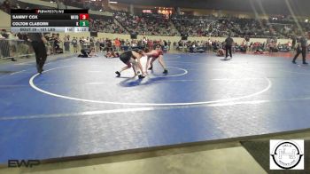 101 lbs Round Of 64 - Sammy Cox, Watonga Youth Wrestling vs COLTON CLABORN, MARLOW OUTLAWS JH