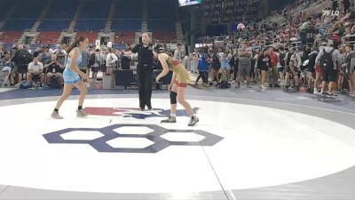 115 lbs Champ. Rd Of 128 - Clara Jauch, WI vs Lily Runez, MA