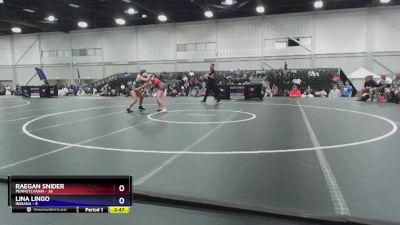 155 lbs Round 1 (8 Team) - Raegan Snider, Pennsylvania vs Lina Lingo, Indiana