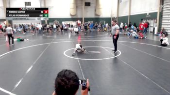 40 lbs Quarterfinal - Armani Lopez, Team Garcia vs Atlas Fernandez, Derby Wrestling Club