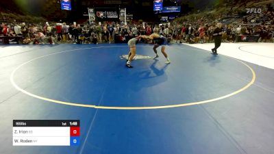 165 lbs Cons 32 #1 - Zhoel Irion, SD vs William Roden, NY