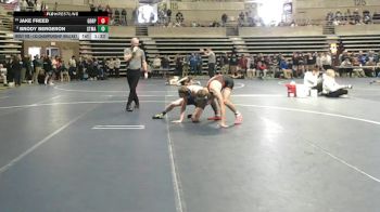 133 Championship Bracket Cons. Round 6 - Brody Bergeron, STMA vs Jake Freed, Grand Rapids