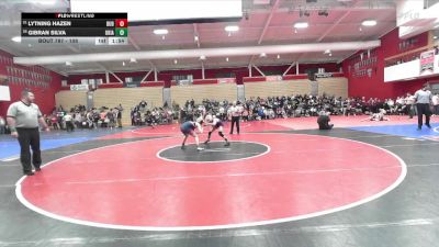 108 lbs Quarterfinal - Lytning Hazen, Dublin vs Gibran Silva, Ukiah