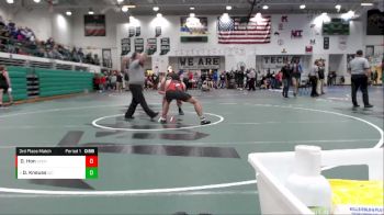 170 lbs 3rd Place Match - David Kneuss, Warren Central vs Daunte Hon, Southport