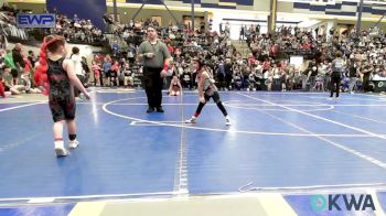 46 lbs Rr Rnd 1 - Rhea Long, Kingfisher vs Gracie Smith, Geary Youth Wrestling