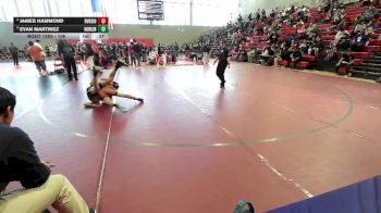 106 lbs 5th Place Match - James Hammond, El Paso Riverside vs Evan Martinez, Clint Horizon