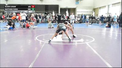 116 lbs Rr Rnd 5 - Elijah Logan, Apex - MSE vs Matthew Furia, TDWC Maniacs - MSE
