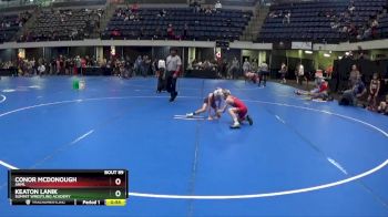 60 lbs Cons. Semi - Conor McDonough, ANML vs Keaton Lanik, Summit Wrestling Academy