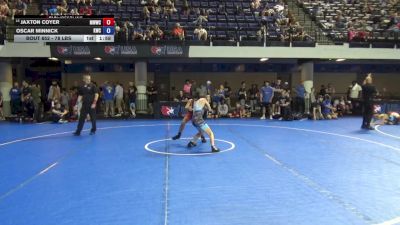 78 lbs Champ. Rd Of 32 - Jaxton Coyer, Michigan West Wrestling Club vs Oscar Minnick, Knights Wrestling Club