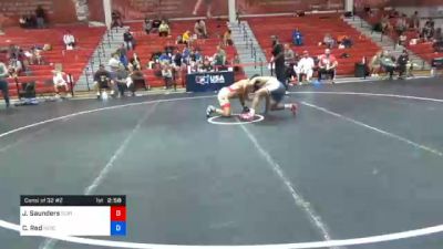 65 kg Consolation - Joshua Saunders, Spartan Combat RTC vs Chad Red, Nebraska Wrestling Training Center