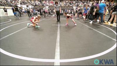74-78 lbs Rr Rnd 1 - Emmeline Bowerman, Madill Takedown vs Legend Koch, Duncan Demon Wrestling