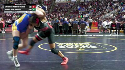 148 lbs Consi 3 - Whisper Abercrombie, General McLane-G vs Alaya Henderson, Canon-McMillan-G