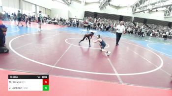 70-B lbs Semifinal - Maddox Wilson, Refinery vs Zachary Jackson, HUNGRY DAWGZ