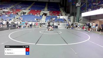 160 lbs Rnd Of 128 - Reese Spiro, Massachusetts vs Kaleb Cordova, Arizona