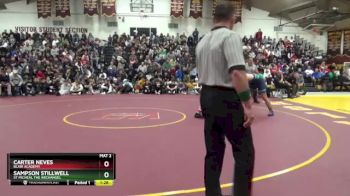 285 lbs 1st Place Match - Carter Neves, Blair Academy vs Sampson Stillwell, St Micheal The Archangel