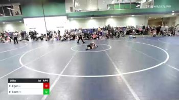 50 lbs Quarterfinal - Easton Egan, MI vs Finn Scott, PA