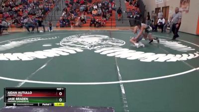 106 lbs Quarterfinal - Jase Braden, Madison (Mansfield) vs Aidan Autullo, Fremont Ross