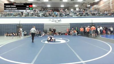 110 lbs Cons. Round 2 - Aiden Chase, Grizzly Wrestling Club vs Calvin Ulrich, Gooding Cobra Wrestling Club