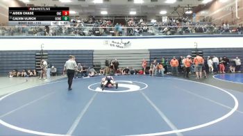 110 lbs Cons. Round 2 - Aiden Chase, Grizzly Wrestling Club vs Calvin Ulrich, Gooding Cobra Wrestling Club