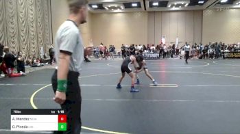 78 lbs Round Of 16 - Archie Mendez, Nevada Elite WC vs Oliver Pineda, Los Angeles WC