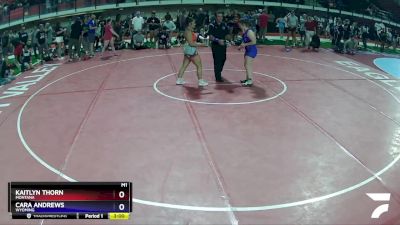 140 lbs Cons. Semi - Kaitlyn Thorn, Montana vs Cara Andrews, Wyoming