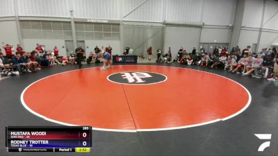 285 lbs Quarters & 1st Wb (16 Team) - Mustafa Woodi, Ohio Red vs Rodney Trotter, Texas Blue