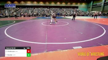 132 lbs Consi Of 32 #2 - Zack Anderson, Syracuse Wrestling Club (Utah) vs Tanner Hanke, Lake Stevens Wrestling Club